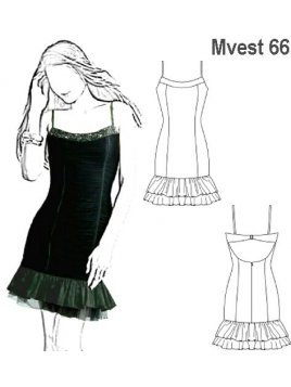 VESTIDO LENCERO MUJER 0966