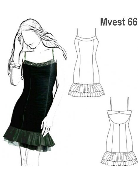 VESTIDO LENCERO MUJER 0966