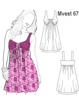 VESTIDO GLOBO MUJER 0967