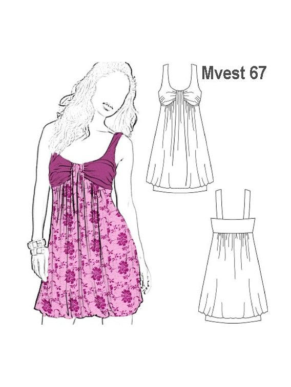 VESTIDO GLOBO MUJER 0967
