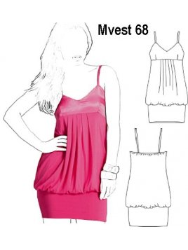 VESTIDO TABLAS MUJER 0968