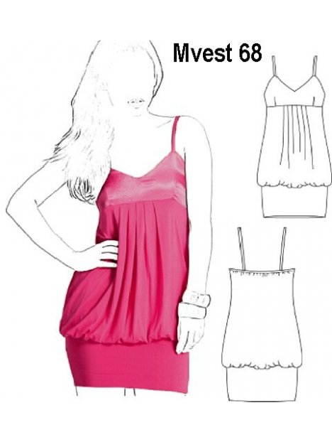 VESTIDO TABLAS MUJER 0968