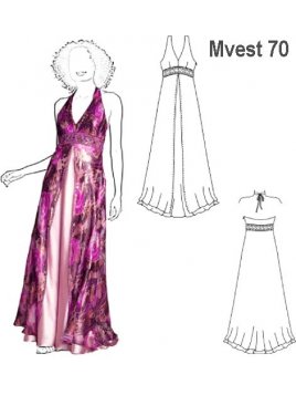 VESTIDO FIESTA MUJER 0970