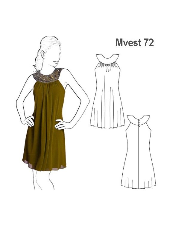 VESTIDO FIESTA MUJER 0972
