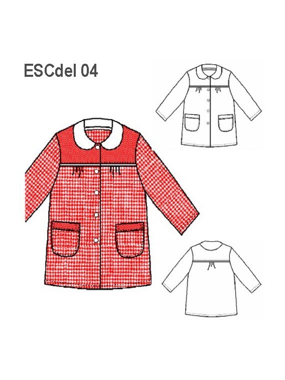 DELANTAL PARVULO ESCOLAR 0904