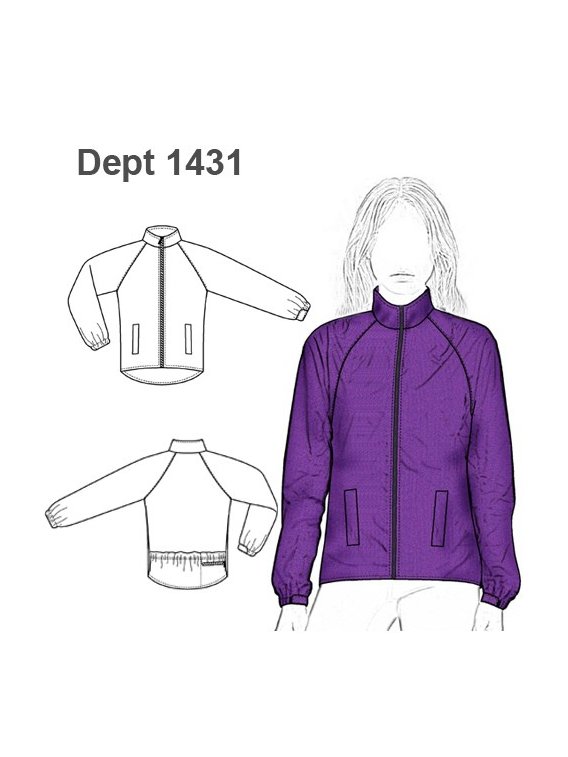 CHAQUETA RAGLAN IMPERMEABLE MUJER