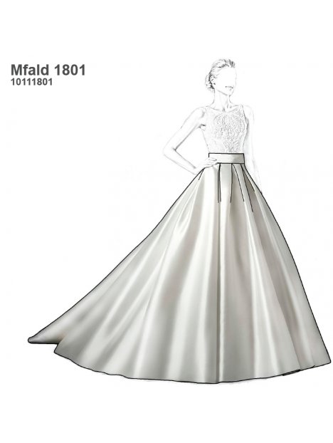 FALDA NOVIA 1801