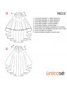 FALDA NOVIA 1801