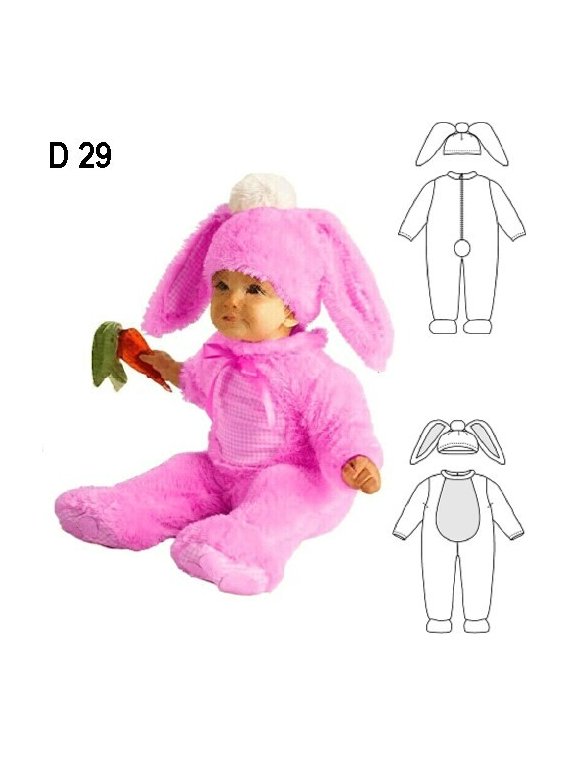 DISFRAZ DE CONEJO D 0929