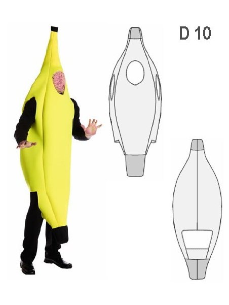 DISFRAZ DE PLATANO 0910