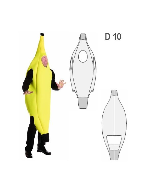 DISFRAZ DE PLATANO 0910