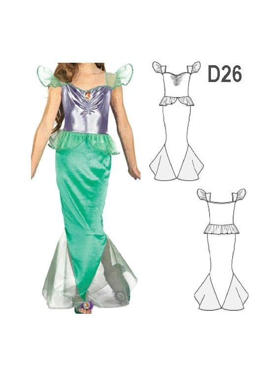 DISFRAZ DE SIRENA 0926
