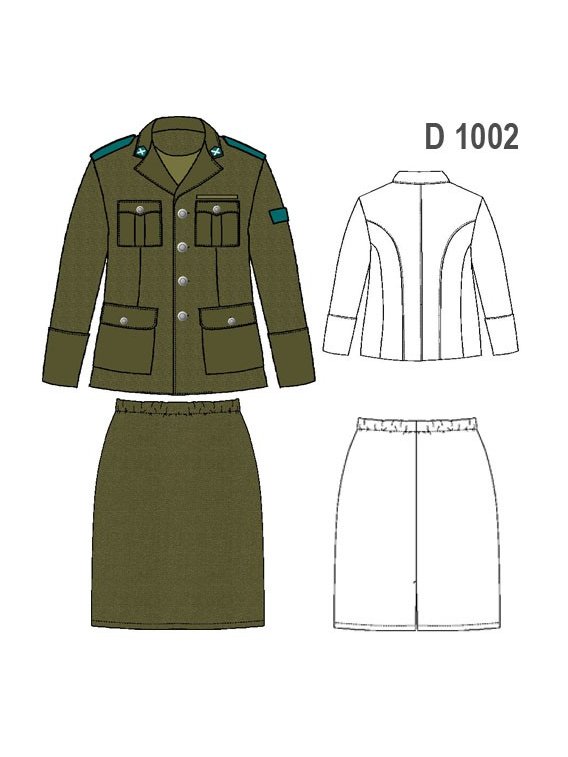 DISFRAZ DE CARABINERA 1002