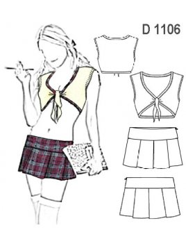 DISFRAZ COLEGIALA 1106