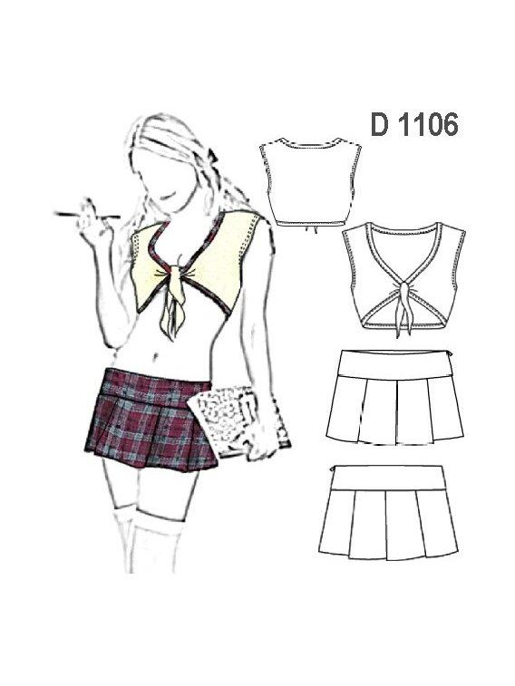 DISFRAZ COLEGIALA 1106