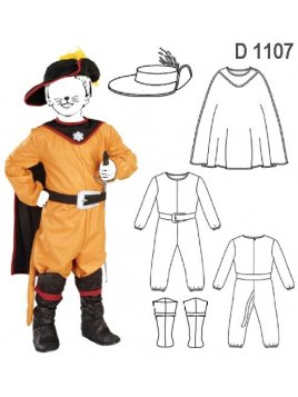 DISFRAZ GATO CON BOTAS 1107