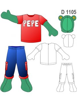 DISFRAZ DE SAPO TV 1105