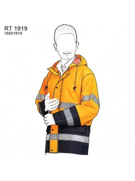 CHAQUETA IMPERMEABLE TRABAJO RT 1919