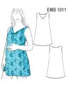 POLERA SIN MANGAS MATERNAL, CUELLO LEVE
