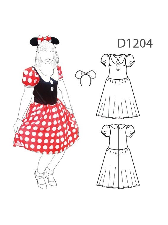DISFRAZ RATONA 1204