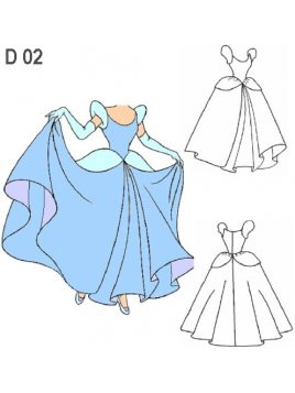 DISFRAZ INFANTIL PRINCESA DE CUENTO D 0902