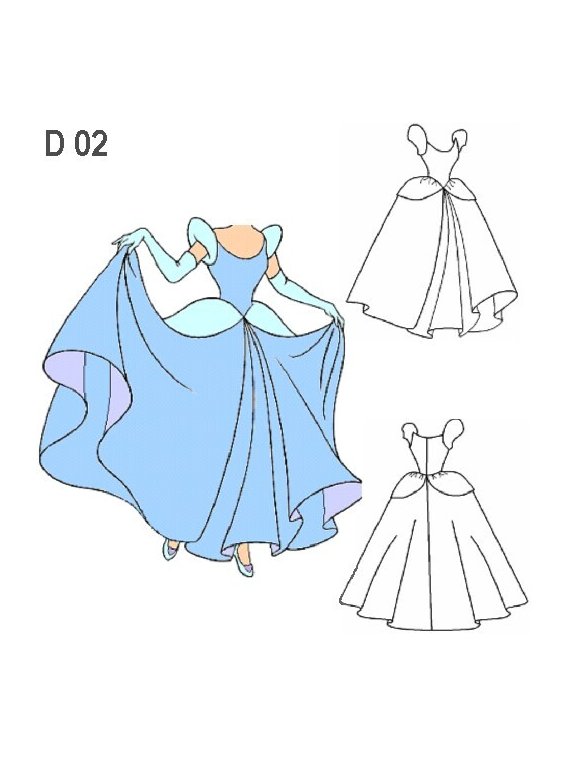 DISFRAZ INFANTIL PRINCESA DE CUENTO D 0902
