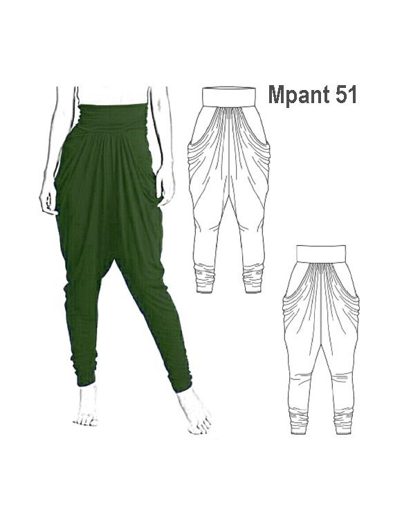 PANTALON TIRO LARGO MUJER