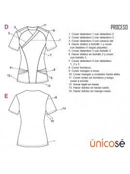 DELANTAL ODONTOLOGIA MUJER RT 1904