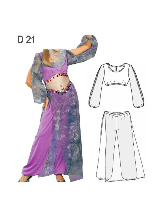 DISFRAZ BAILARINA ARABE INFANTIL 0921
