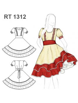 VESTIDO DE HUASA RT 1312