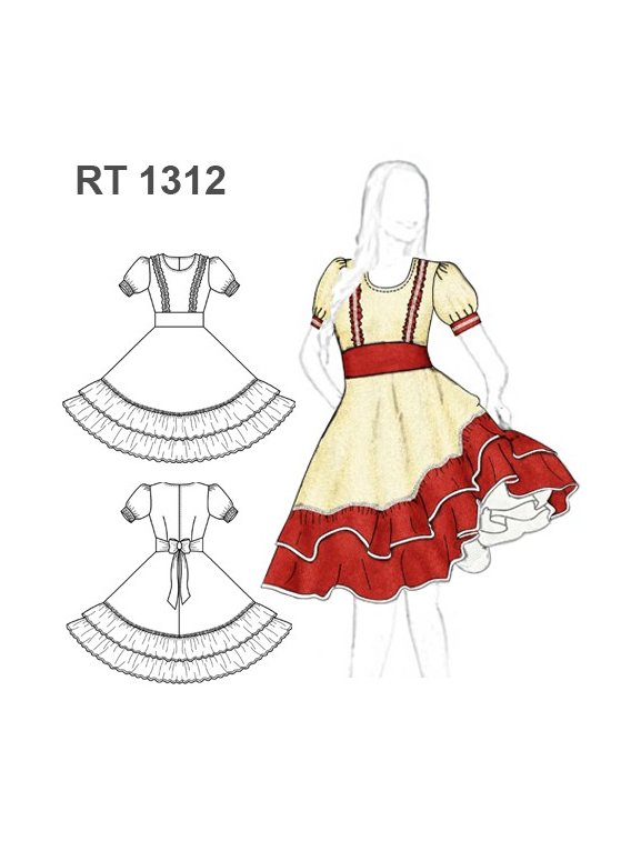 VESTIDO DE HUASA RT 1312