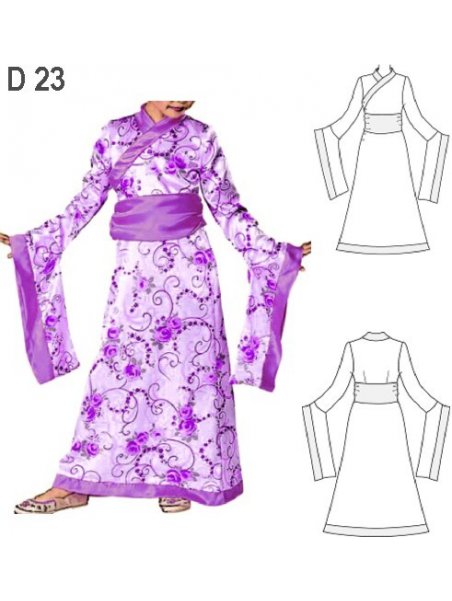 DISFRAZ DE GEISHA INFANTIL 0923