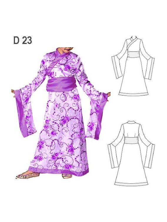 DISFRAZ DE GEISHA INFANTIL 0923