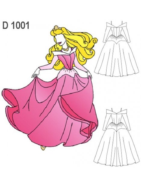 DISFRAZ PRINCESA DE CUENTO INFANTIL 1001