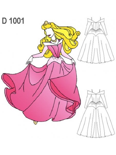 DISFRAZ PRINCESA DE CUENTO INFANTIL 1001