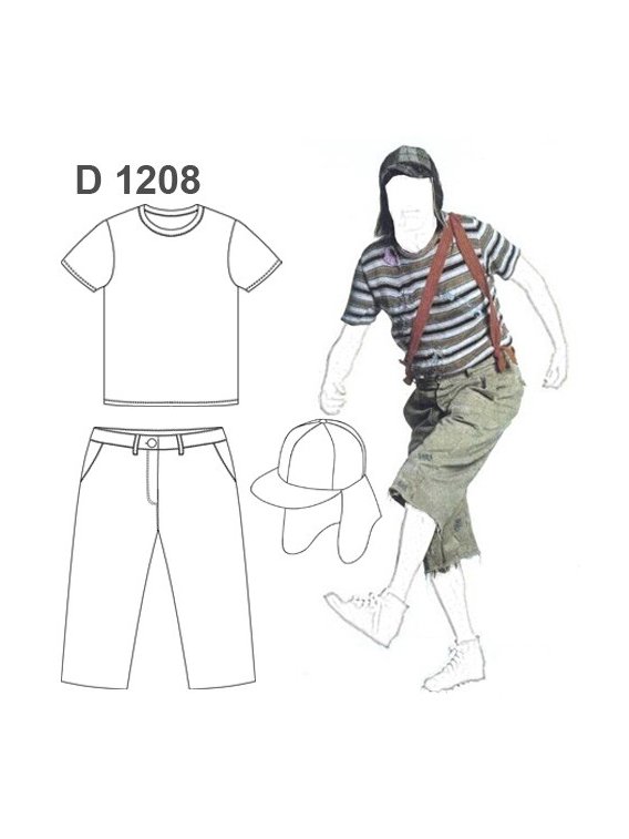 DISFRAZ PERSONAJE TV 1208