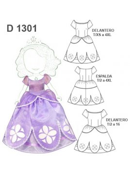 DISFRAZ PRINCESA DE CUENTO 1301