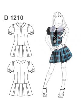 DISFRAZ DE ESTUDIANTE 1210