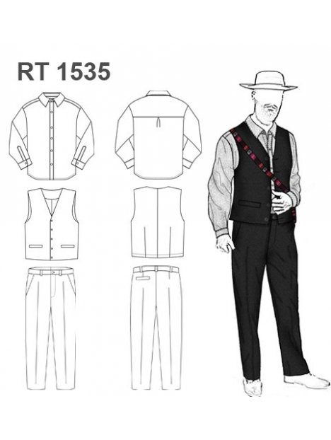 TRAJE NORTINO RT 1535