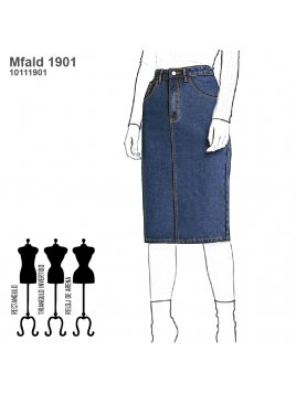 FALDA TUBO MUJER 1901