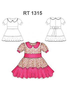 VESTIDO HUASA BEBE RT 1315