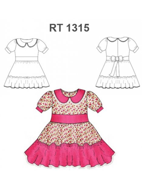 VESTIDO HUASA BEBE RT 1315