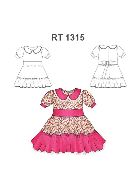 VESTIDO HUASA BEBE RT 1315