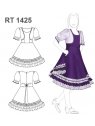 VESTIDO DE HUASA INFANTIL RT 1425
