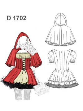 DISFRAZ NIÑA CUENTO 1702