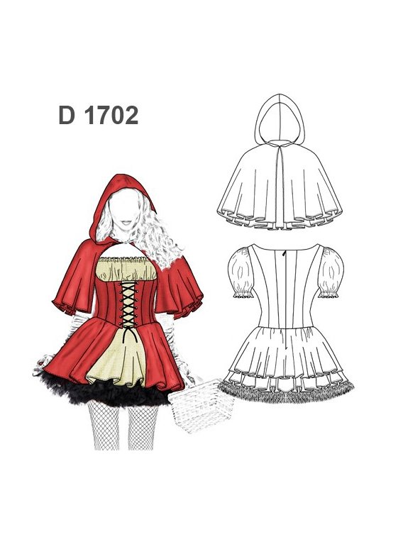 DISFRAZ NIÑA CUENTO 1702