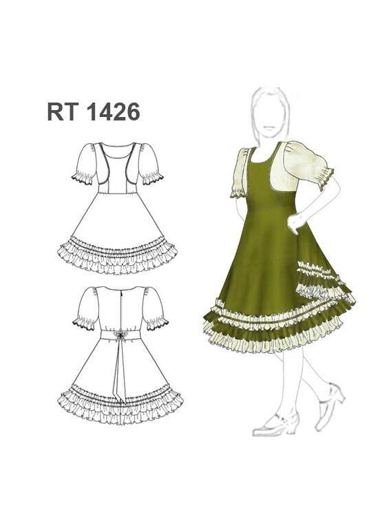 VESTIDO DE HUASA RT 1426