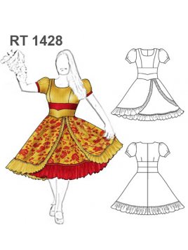 VESTIDO DE HUASA RT 1428