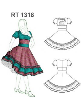 VESTIDO DE HUASA RT 1318