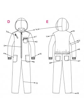 DISFRAZ ADULTO PERSONAJE SERIE 1801